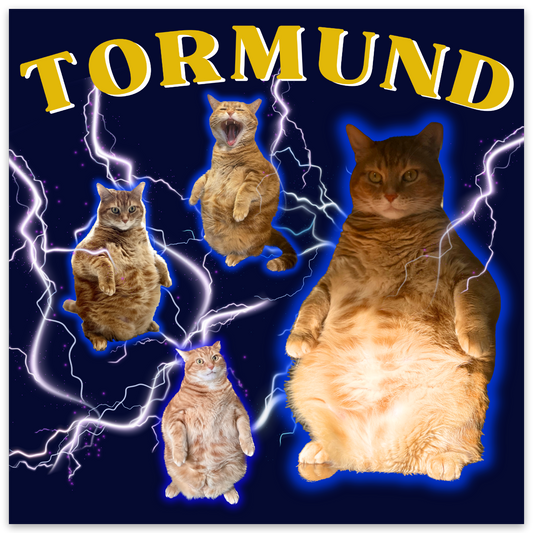 Lightning Tormund 4” square sticker