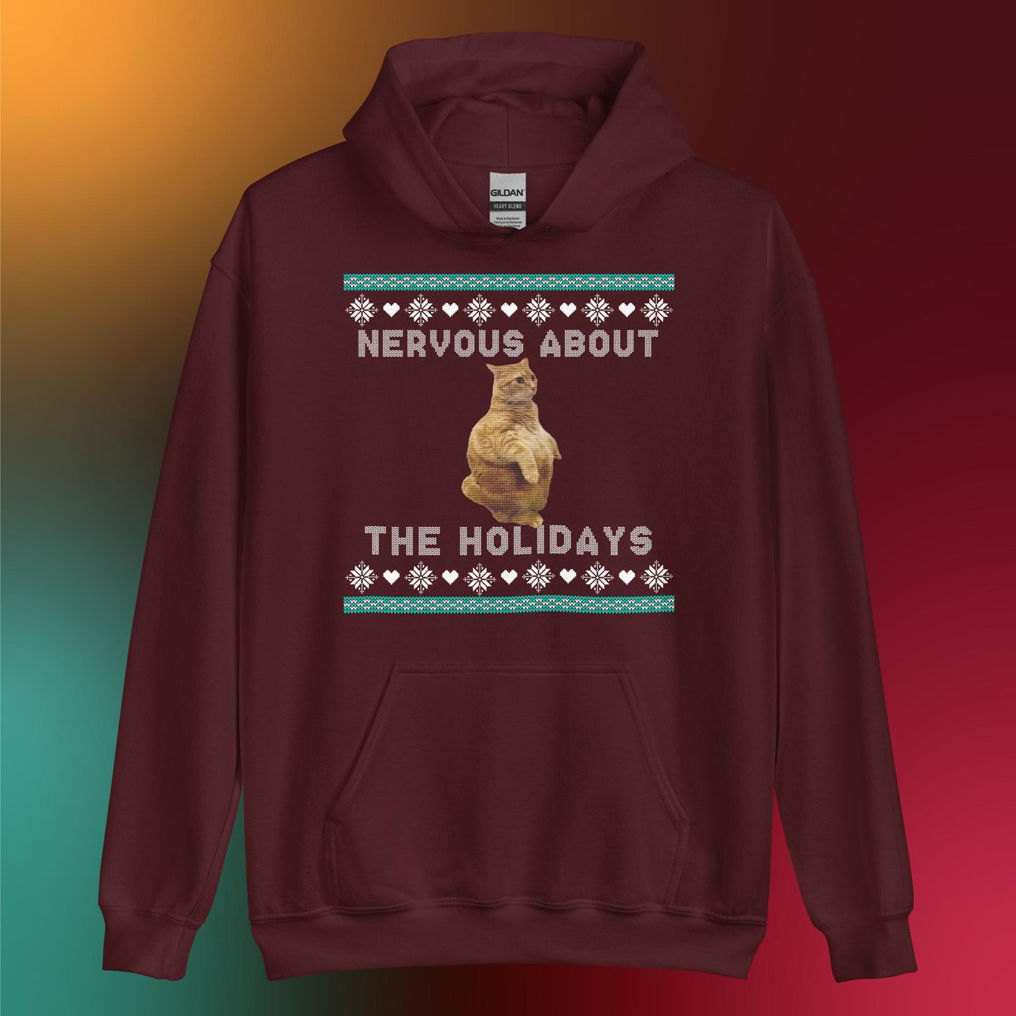 Nervous about the Holidays Unisex Hoodie