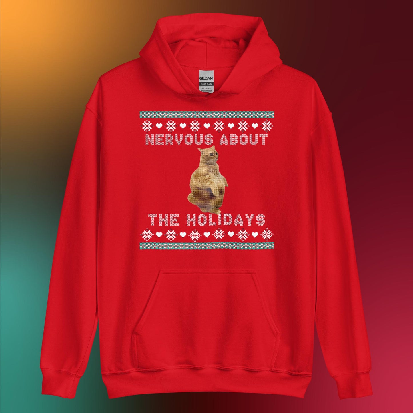 Nervous about the Holidays Unisex Hoodie