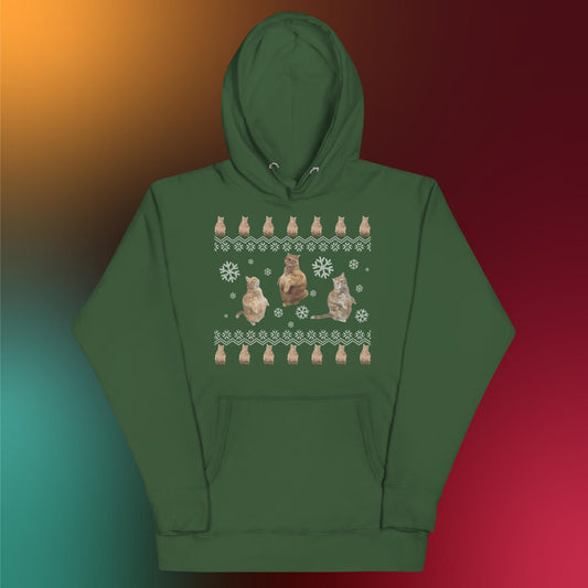 Ugly Sweater Style Unisex Hoodie