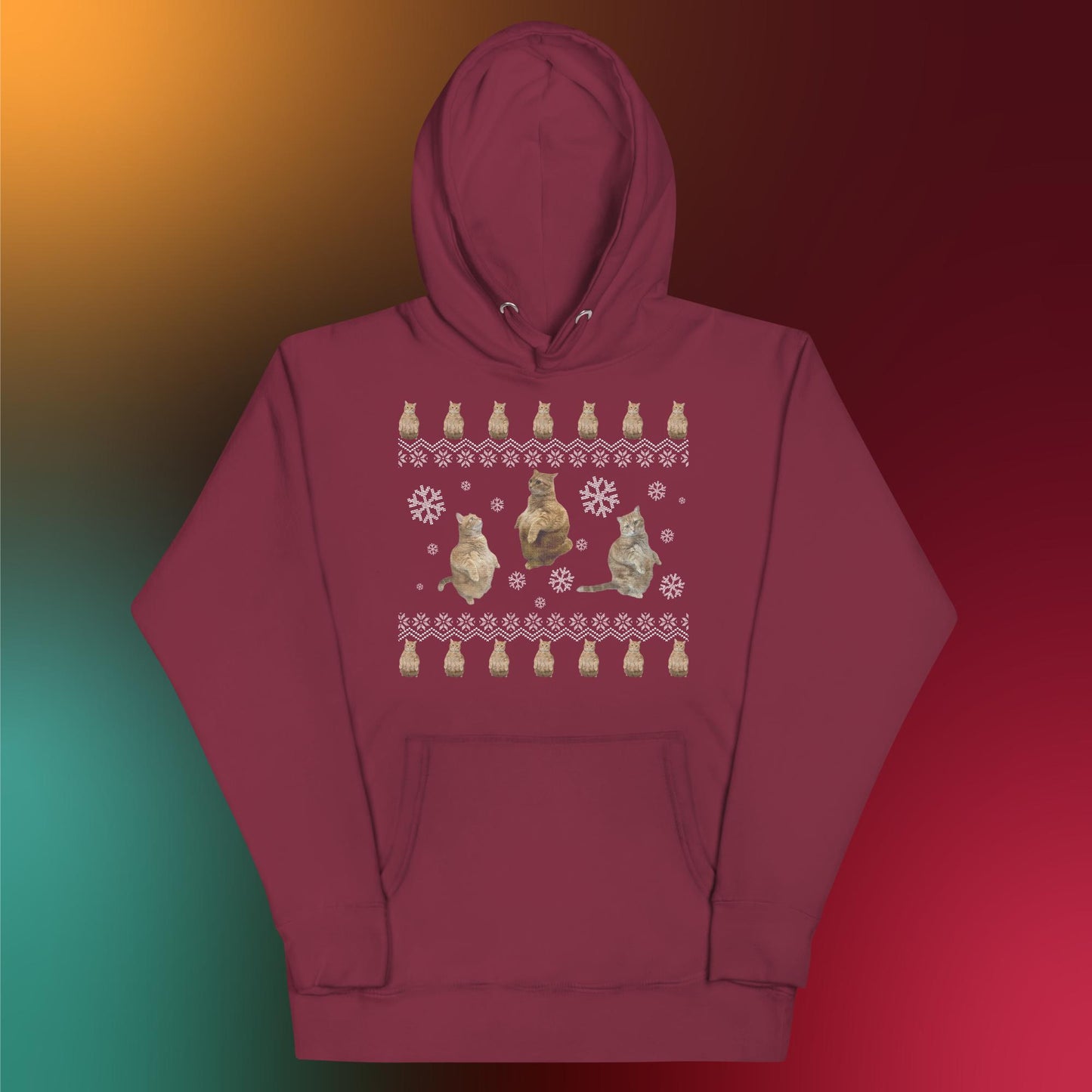 Ugly Sweater Style Unisex Hoodie