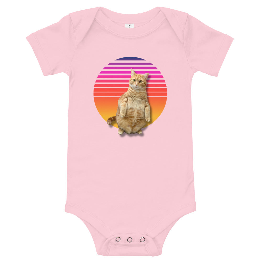 Cat in 2024 baby onesie