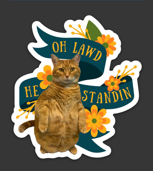 “He Standin” Sticker